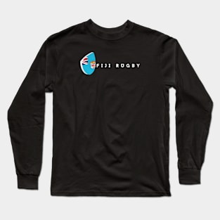 Minimalist Rugby Part 2 #010 - Fiji Rugby Fan Long Sleeve T-Shirt